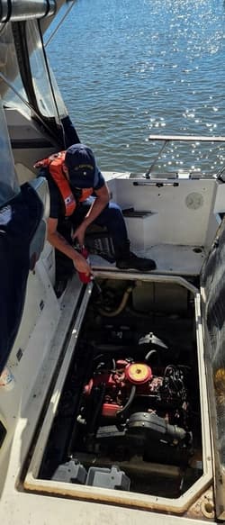 Coast Guard rescues 2 from vessel fire on Lake Michigan