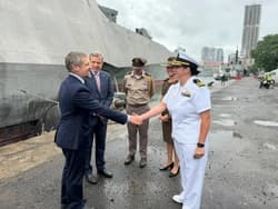 USS Canberra Departs Colombo After Scheduled Port Visit
