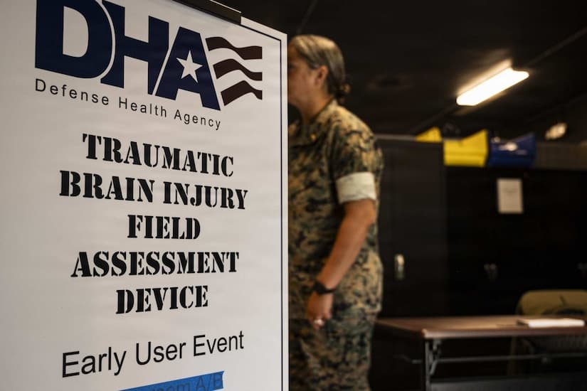 DHA Partners With Marines to Refine Portable TBI Assessment Technology for Austere Battlefield