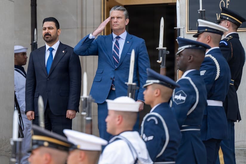 Hegseth Hosts Iraqi Prime Minister at Pentagon