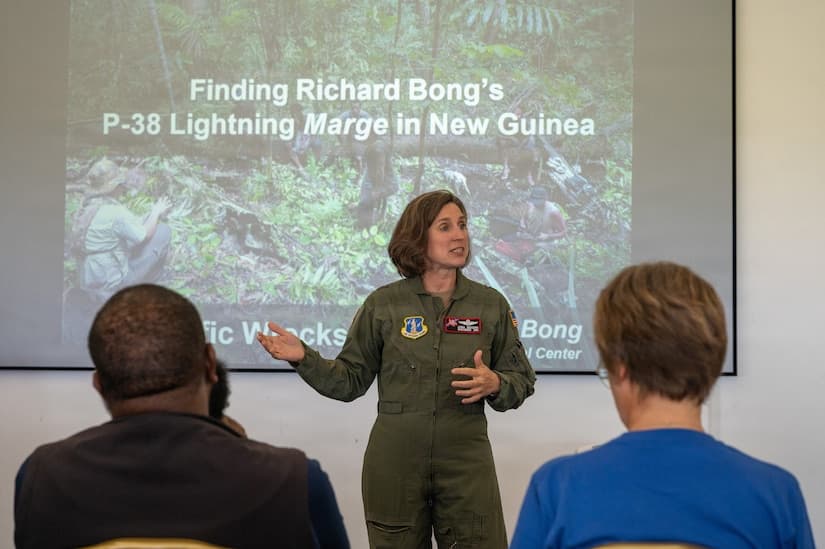 Mission Marge Brings Legacy of America's 'Ace of Aces' to Guam Airmen