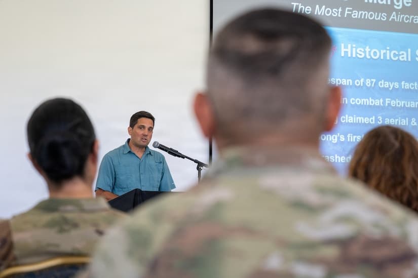 Mission Marge Brings Legacy of America's 'Ace of Aces' to Guam Airmen