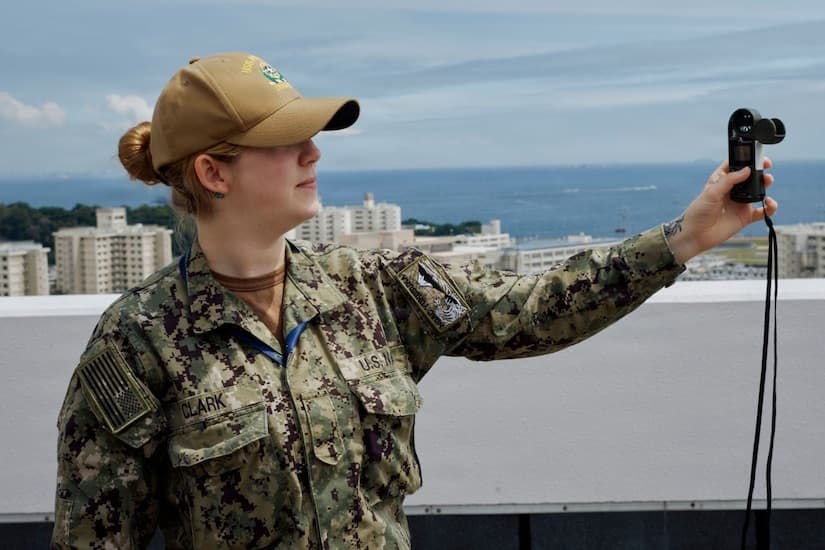 Navy Forecasters Keep Typhoon Watch Around the Clock