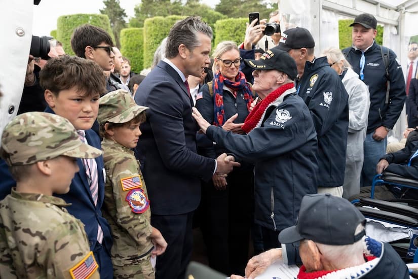 Hegseth Commemorates 82nd Anniversary of WWII Allied Invasion at Normandy