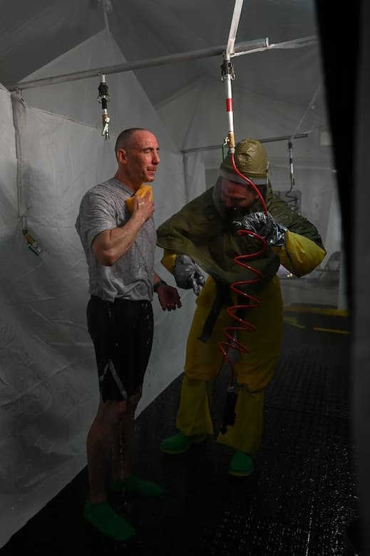 104th Fighter Wing Strengthens Regional Medical Readiness With Multiday Emergency Decontamination Course