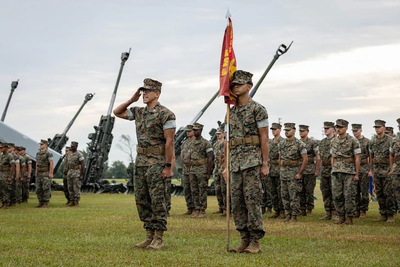 Marine Corps Battalion Redesignates as First Medium Missile Battalion