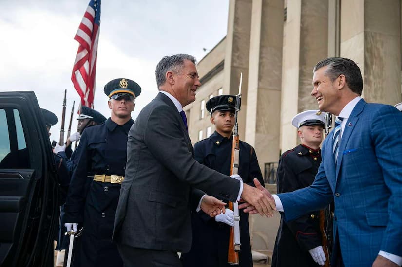 Hegseth Welcomes Australian Deputy Prime Minister, Commemorates Alliance