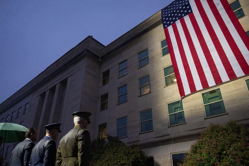 Trump, Hegseth Commemorate 25th Anniversary of 9/11 at the Pentagon